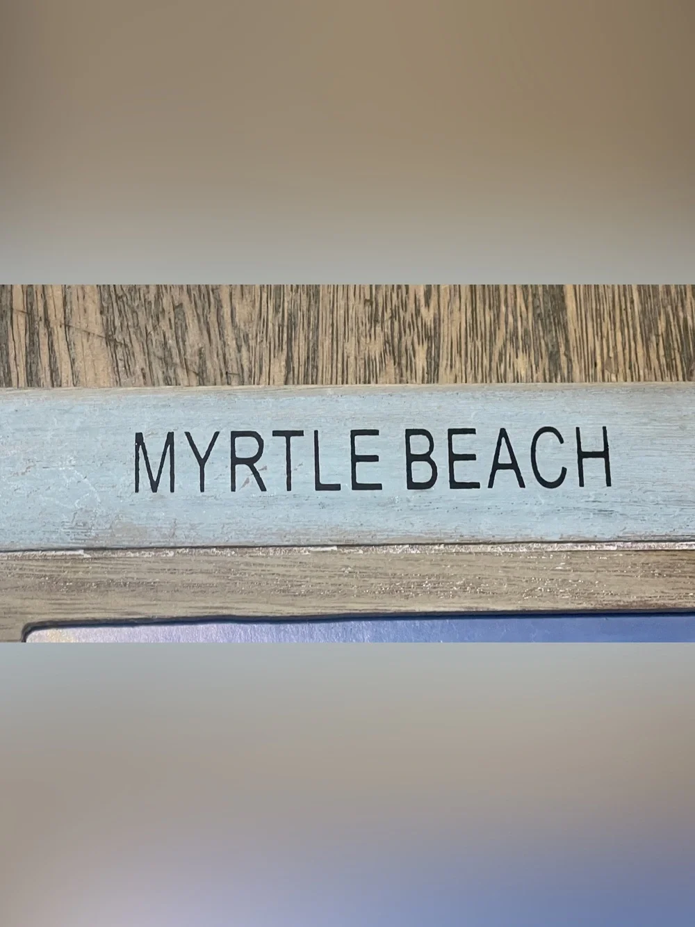 Myrtle Beach Nautical 4x6 Photo Frame - Beach-Themed Wall Frame